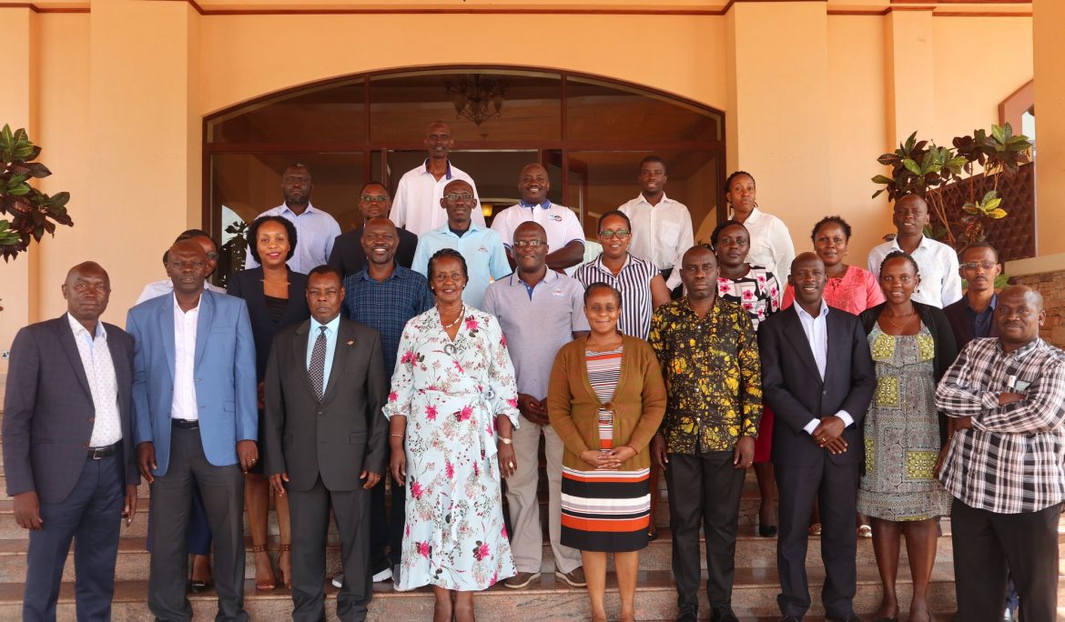 Hon. Amelia Kyambadde Minister of Trade Industry and Cooperatives officially opened the 2020/2021 – 2024/2025 Uganda National Bureau of Standards Strategic Plan Workshop