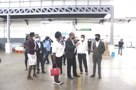 Minister Visits Graphics Systems Premises in Luzira Industrial park