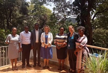 Permanent Secretary and Officers from MTIC Visit to the British High Commission