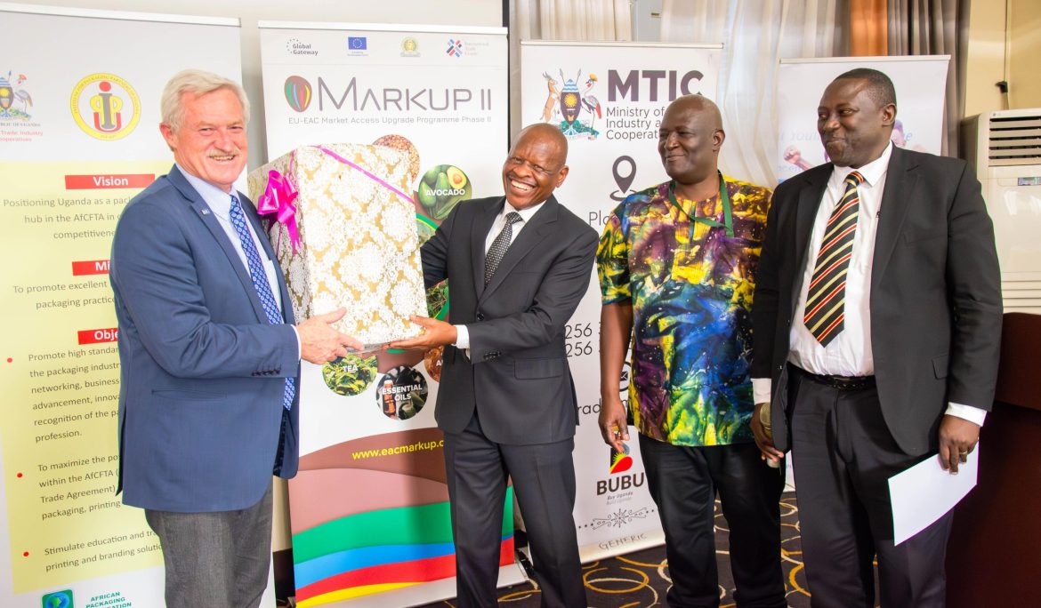 Invest in quality packaging and make Ugandan products competitive in the market – Gen. Wilson Mbasu Mbadi