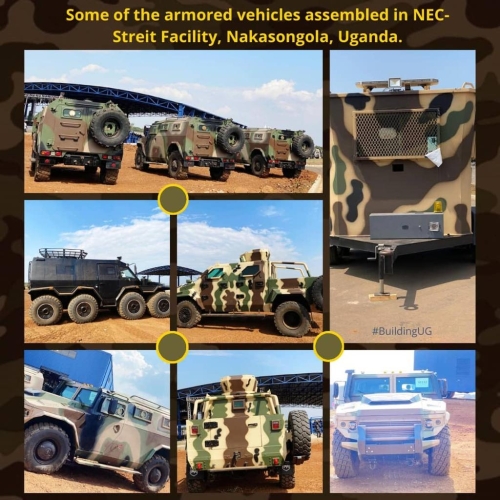 Samples of armored vehicles