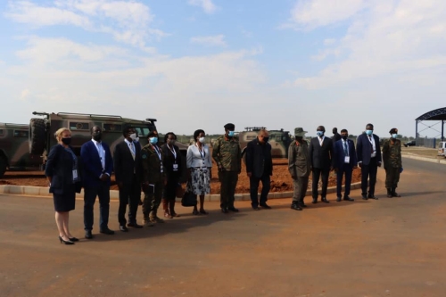 Team during the commissioning of the plant