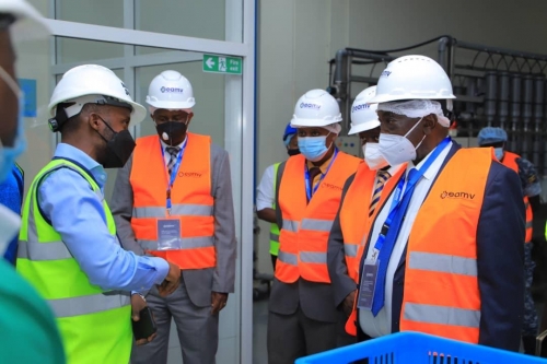 Ministers  Touring the factory