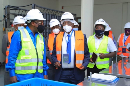 Ministers  Touring the factory